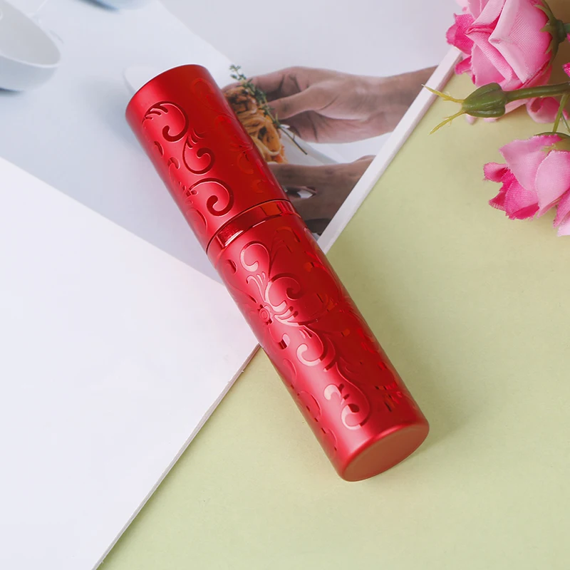 10ML Mini Spray Bottle Refillable Empty Perfume Atomizer Spray Bottles Portable Travel Accessories Scent Pump Cosmetic Container - Color: AS PIC