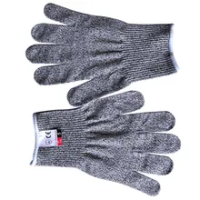 Противоскользящие кухонные перчатки для ножа и рыбалки, устойчивые к порезам, противоскользящие ультра-тонкие перчатки из стальной проволочной сетки