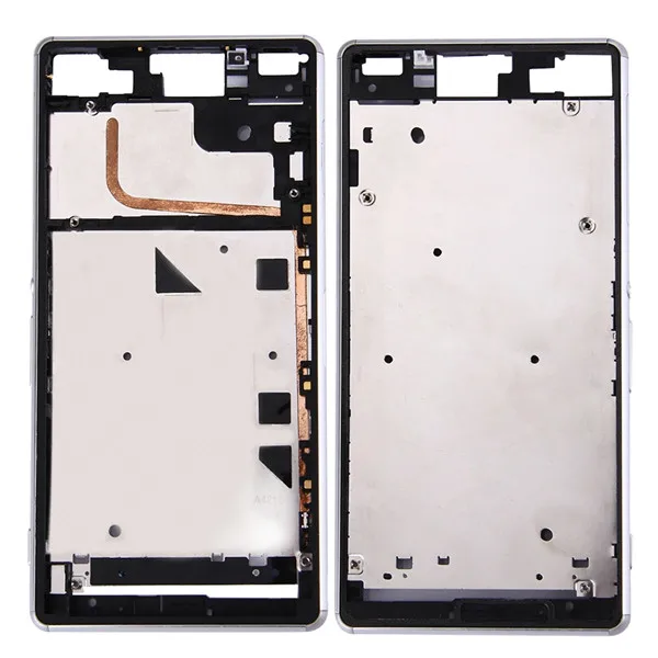 Для Sony Xperia Z3(одна sim-карта) Регулятор переднего Корпус рамка рамки lcd - Цвет: Белый