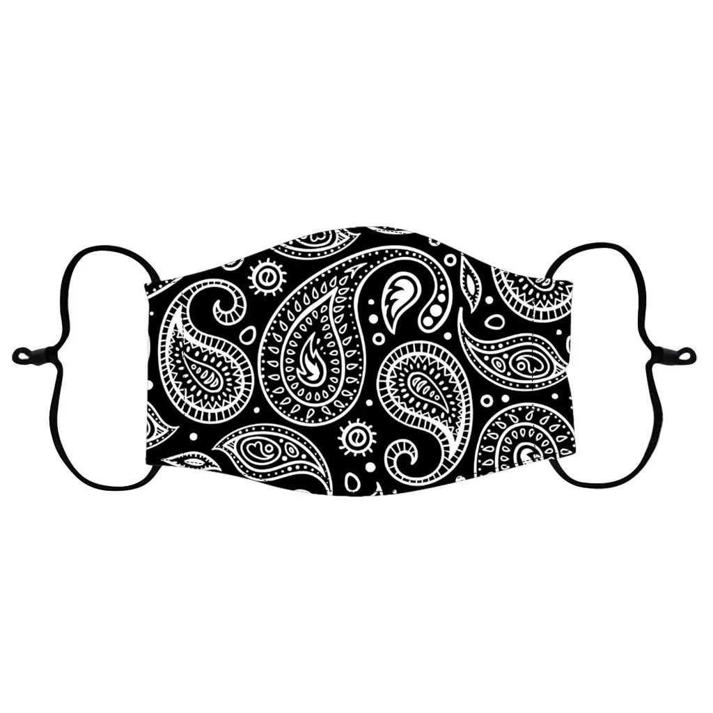 5 шт красочные печатные многоразовые маски для лица детей предотвращающие