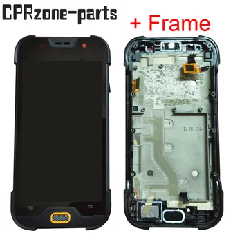 

Black + Frame For duraMOBI DK66 LCD Display with Touch Screen Digitizer Sensor Panel Assembly