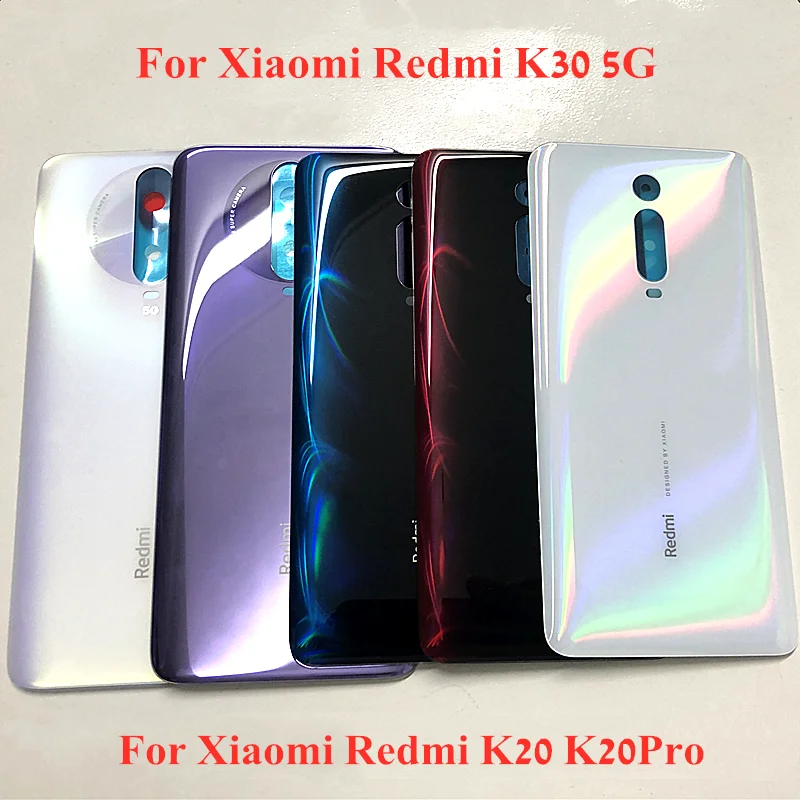 

Original Back Battery Cover For Xiaomi Redmi K20 K30 K20Pro Rear Housing Door Panel Mobile Phone Case Shell For Redmi K30 4G 5G