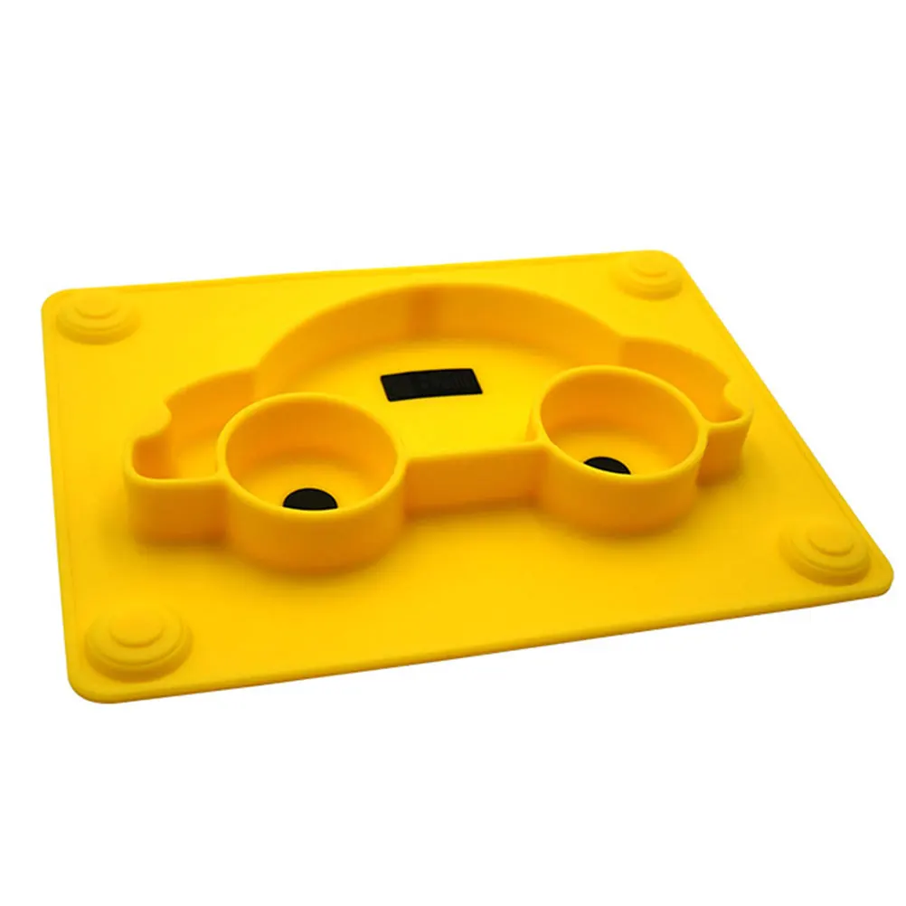 Детская Силиконовая подложка присоски для детей поднос кормления младенцев