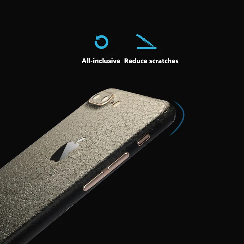 0,15 мм кожаный защитный чехол для iphone 7, 8, 7 и 8 Plus, задняя наклейка для iphone X, XS, XR, наклейка для телефона