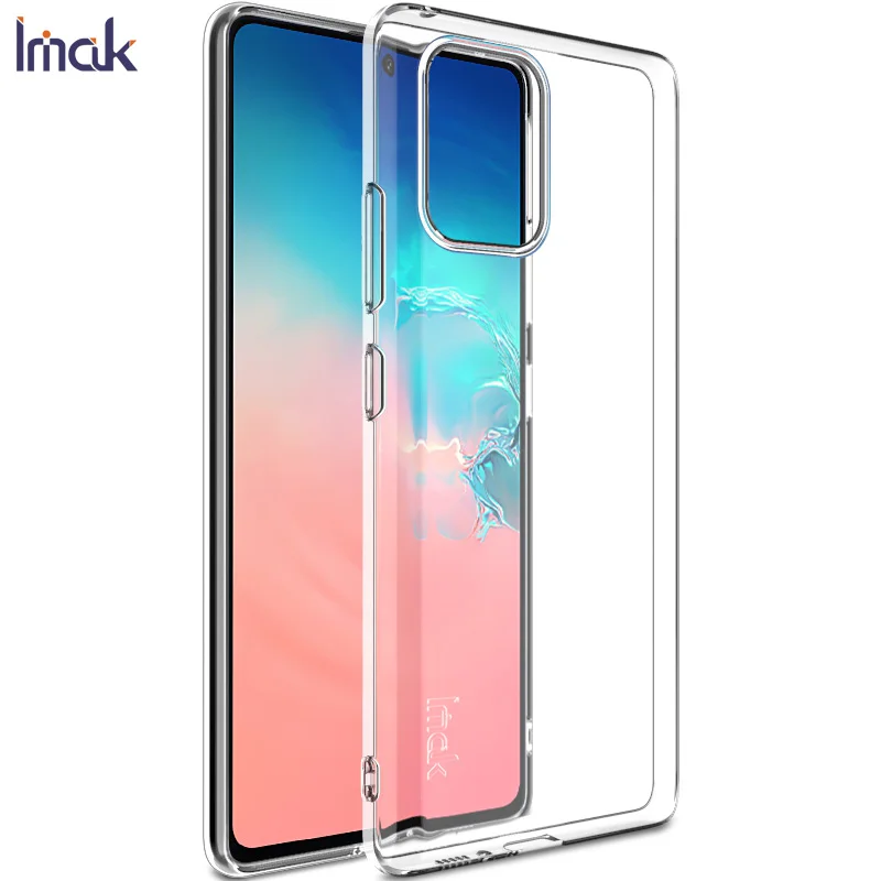 

IMAK Soft TPU Gel Clear Cases For Samsung Galaxy S10 Note 10 Lite A81 A91 M60s M80s Case Transparent Phone silicone Back Cover