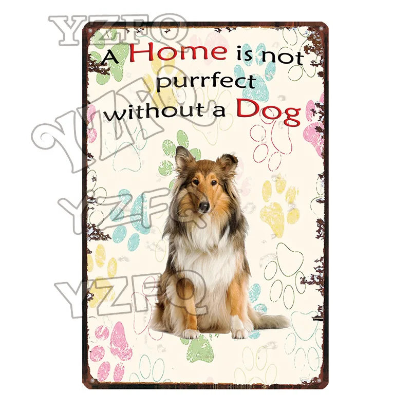 DC-5548 Домашний не Purrfect без собаки доска Металл Винтаж стены бар дома арт Pet Shop Ретро ремесленный декоративный 30X20 см DC-5531A - Цвет: DC-5548