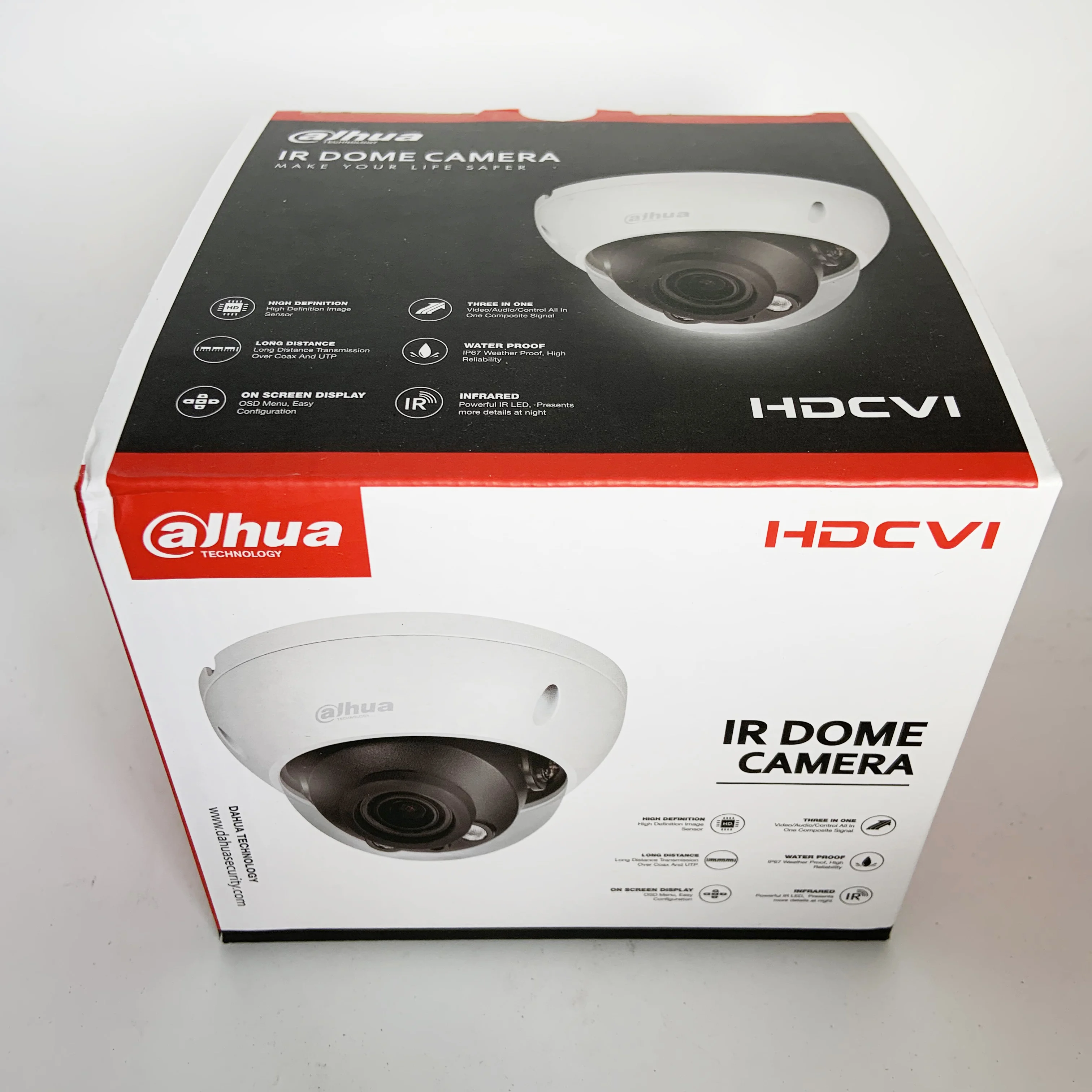 Dahua HAC-HDBW2802R-Z-DP 4K Starlight HDCVI ИК купольная камера 3,7-11 мм Моторизованный объектив аудио в интерфейсе CCTV камера