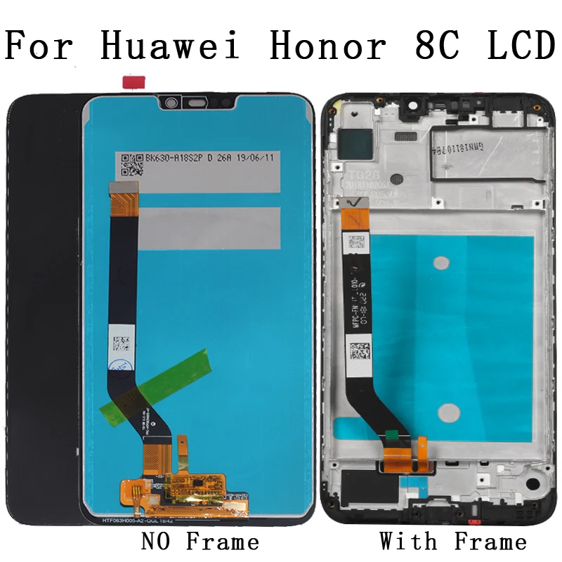 

10 Touch LCD For Huawei Honor 8C LCD Display Touch Screen Digitizer Assembly For Honor Play 8C BKK-AL10 BKK-L21 LCD Repair Part