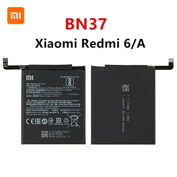 

Xiao mi 100% Orginal BN37 3000mAh Battery For Xiaomi Redmi 6 Redmi6 Redmi 6A BN37 High Quality Phone Replacement Batteries