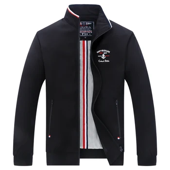 

New Arrival 2020 Spring Jacket Men Black Blue Red White Color European Style Casual Bomber Jacket Men Trench Coat Plus Size 4XL
