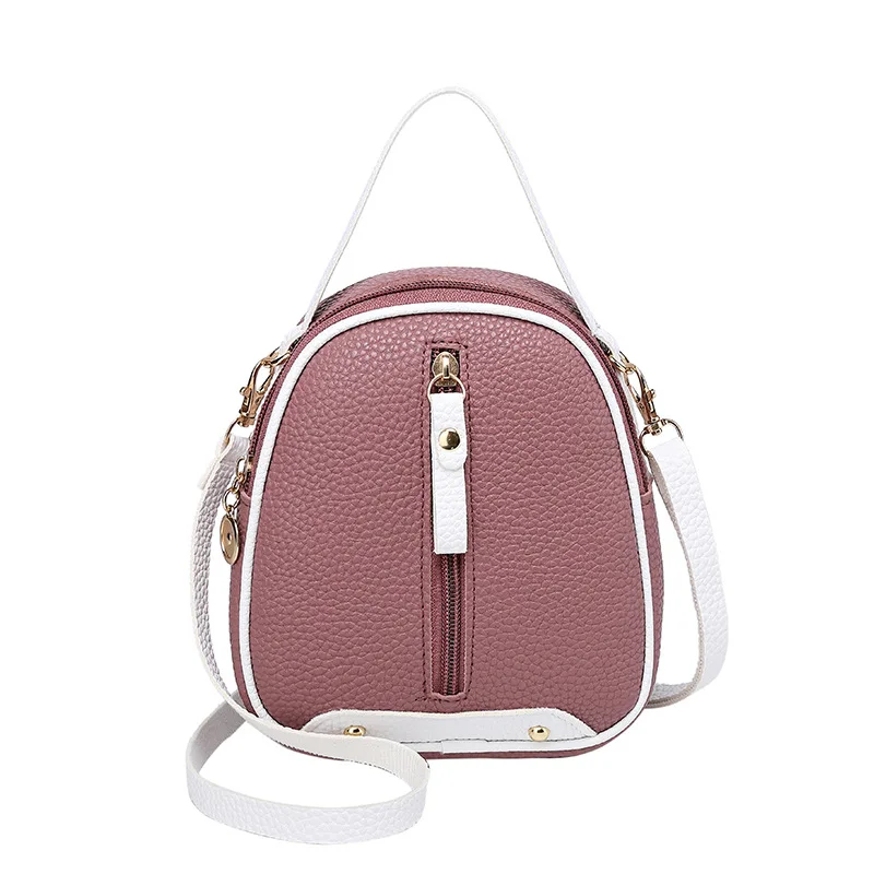 

New Designer Fashion Women Backpack Mini Soft Touch Headphone Port Small Backpack Female Ladies Shoulder Bag Girl Purse