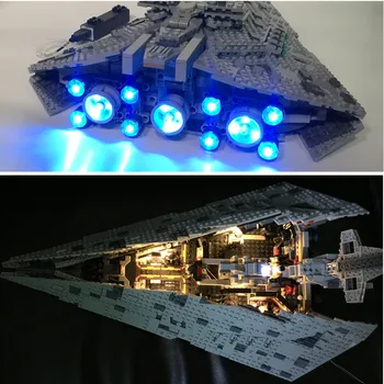 

LED light up kit for 75190 Compatible with 05131 The First order Star Model Destroye Set( Bricks Set not included)