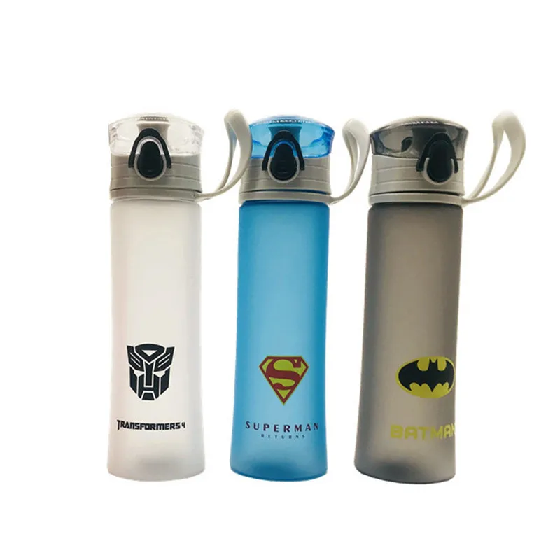 Без БФА 450 мл бутылка для воды Super Heros PC Mlik & Tea Bottle матовый корпус Suface портативная