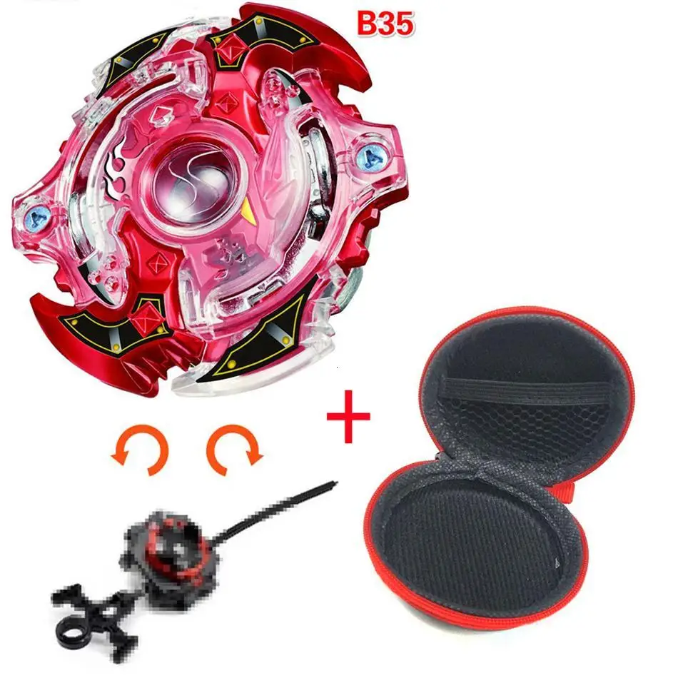 Бейблэйд пусковые устройства Beyblade Burst B110 Металл Fusion игрушки Арена Bey Blade Achilles Bable Fafnir Phoenix Blayblade - Цвет: B35