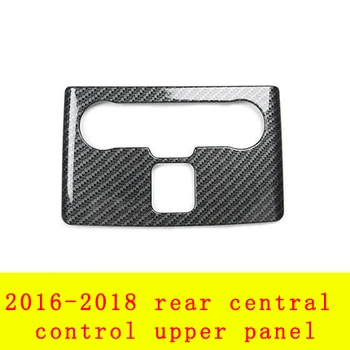 

For Ford Explorer 2016-2019 carbon fiber Rear central control upper panel molding trim 1pc