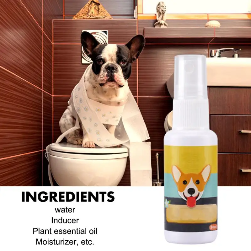 Portable Dog Training Toilet Potty Pet Puppy Litter Toilet pet defecation inducer Spray Stool Location Spray Indoor