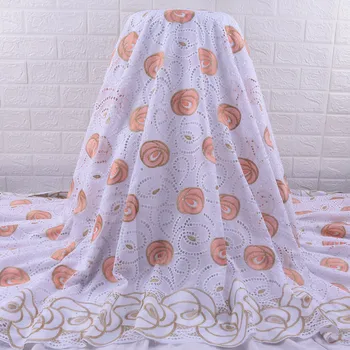 

Zhenguiru Hot Sale African Lace Fabric High Quality Swiss Voile Lace In Switzerland Soft Nigerian Lace Fabric For Party A1856