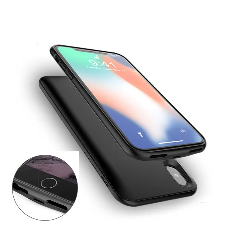 Чехол для аккумулятора 4000/5000/5500 мАч iphone 5 5S SE 6 s 7 8 X XS MAX XR чехол зарядного