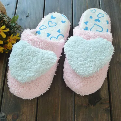 blue Style 3 Европейский и американский стиль; коллекция года; сезон осень-зима; домашняя обувь для пар; Хлопковые женские тапочки; плюшевая женская обувь; женская обувь без застежки - Цвет: blue Style 3