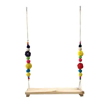 

1pc Parrot Toy Creative Educational Funny Bridge Hanging Stand Playing Toy