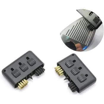 

3 in1 Pocket Carry Golf Club Brush Portable Golf Putter Tool Kit Cleaner Wedge Cleaning Groove Ball T4Q2
