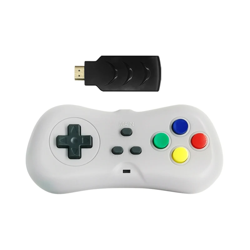 Беспроводной приемник HDMI мини ТВ игровая консоль 200 Одиночная Классическая игра 2,4G HD беспроводной контроллер мини игровая палка