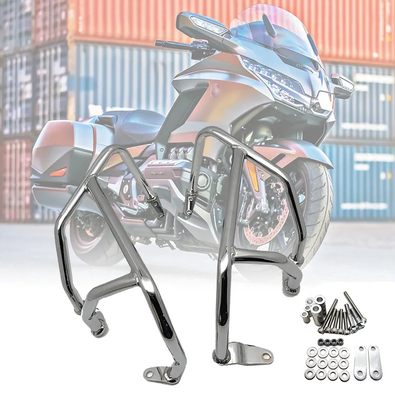For HONDA Gold Wing 1800 Goldwing GL1800 F6C 2018 2019 2020 Motorcycle Crash Bar Engine Tank Guard Cover Bumper Frame Protector