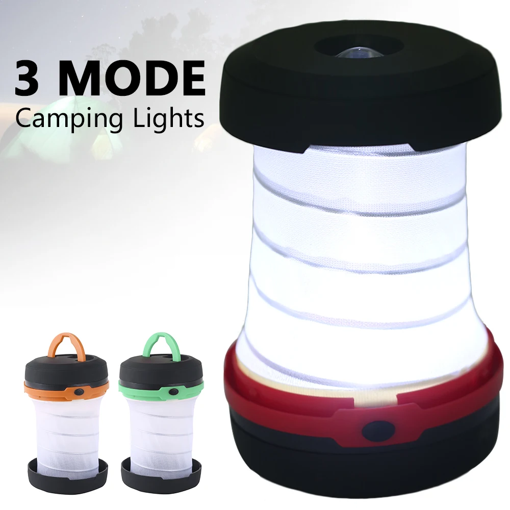 

Multifunctional LED Light Emergency Light Telescopic Camping Light Flashlight Outdoor Portable Lantern Mini Tent Light