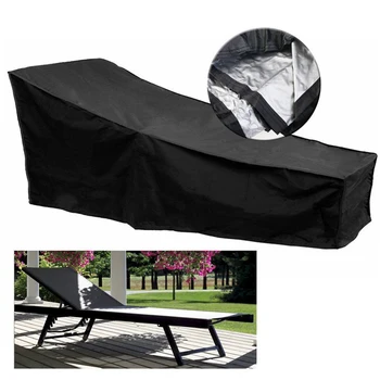 

In stock Waterproof Beach Chair Dust Cover Outdoor Patio Garden Furniture Lounge Chairs Covering Protection Covers Dust-Proof