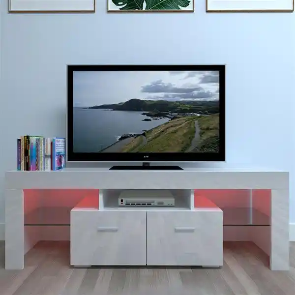 Tv Stand Table Living Room Furniture Modern Entertainment Center