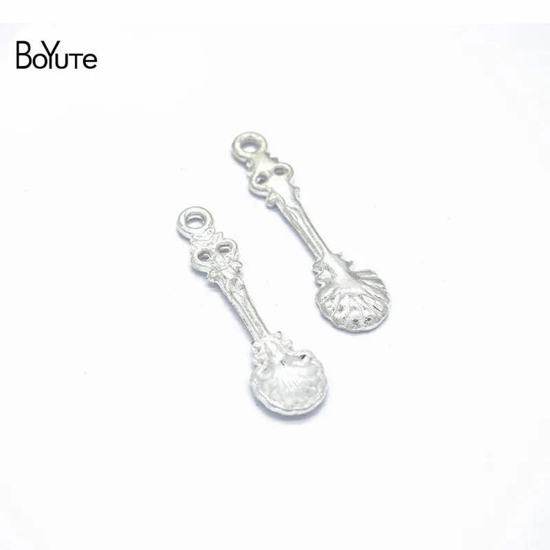 BoYuTe (100 PiecesLot) Metal Alloy 349MM Fork and Spoon Pendant Diy Hand Made Jewelry Accessories Wholesale (2)