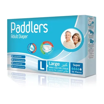 

Diapers for adults paddlers L, 30 PCs