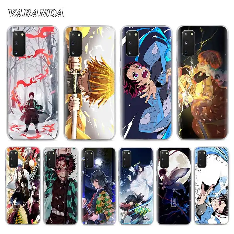 Чехол для Samsung Galaxy S20 FE Ultra 5G S10e S8 S9 Plus S10 S7 Lite Tomioka Giyuu Demon Slayer Fundas|Бамперы| |
