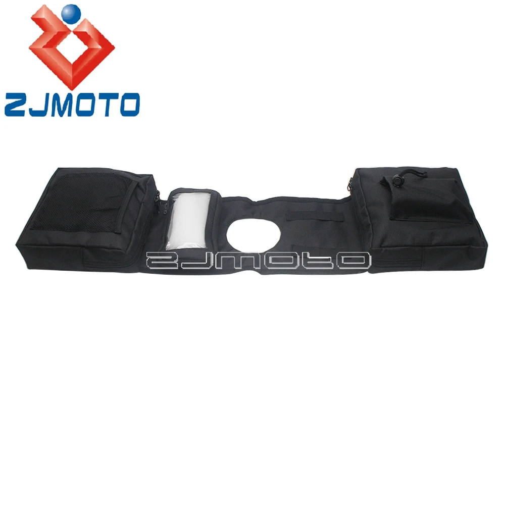Waterproof 600D Oxford Fabric Tank Top Saddle Bag Universal ATV Snowmobiles Motorcycle Tank Storage Bag