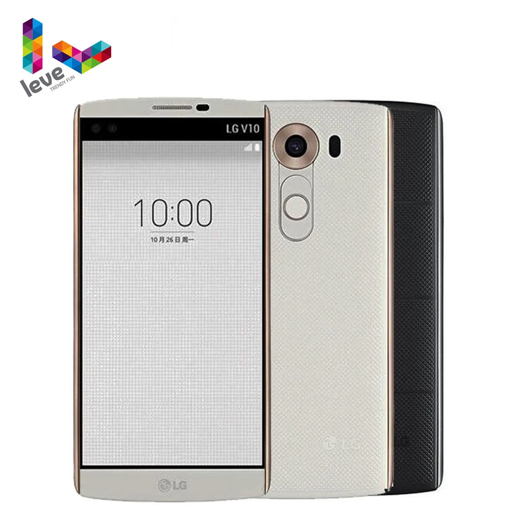 LG V10 H900 H901 F600 VS990 desbloqueado teléfono móvil 5,7 4GB RAM 64GB ROM 16MP Hexa Core 4G LTE Refurbished Smartphone Android