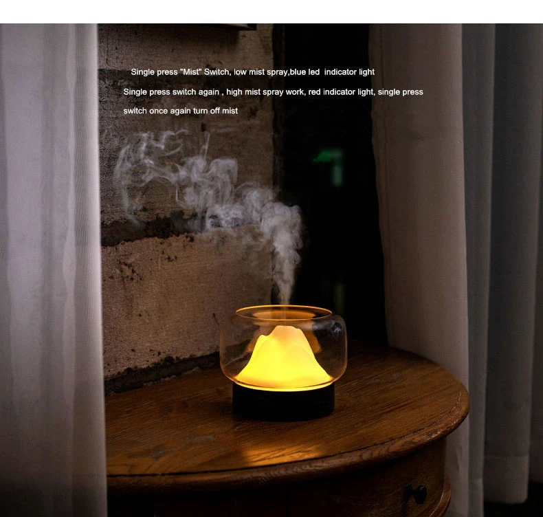 quente e cor led lâmpada humidificador