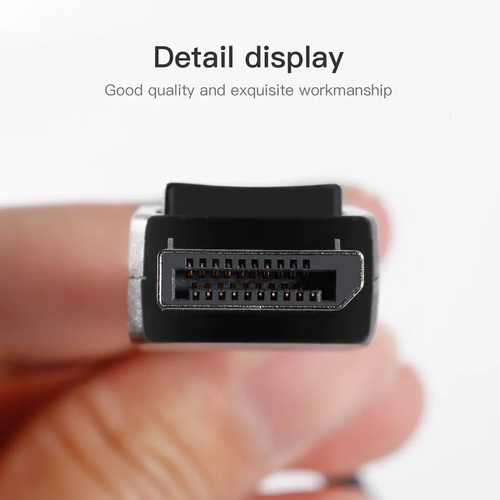 LESHP черный 1080P DP display port to VGA адаптер конвертер DP to VGA адаптер папа-мама разъем