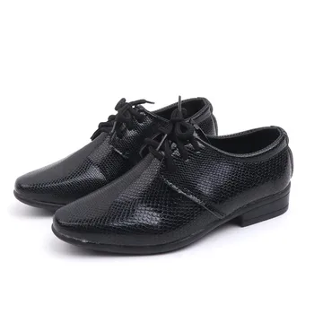 

New Kids Genuine Leather Wedding Dress Shoes For Boys Brand 2020 Children Black Wedding Shoes Boys Formal Wedge Leather Sneakers