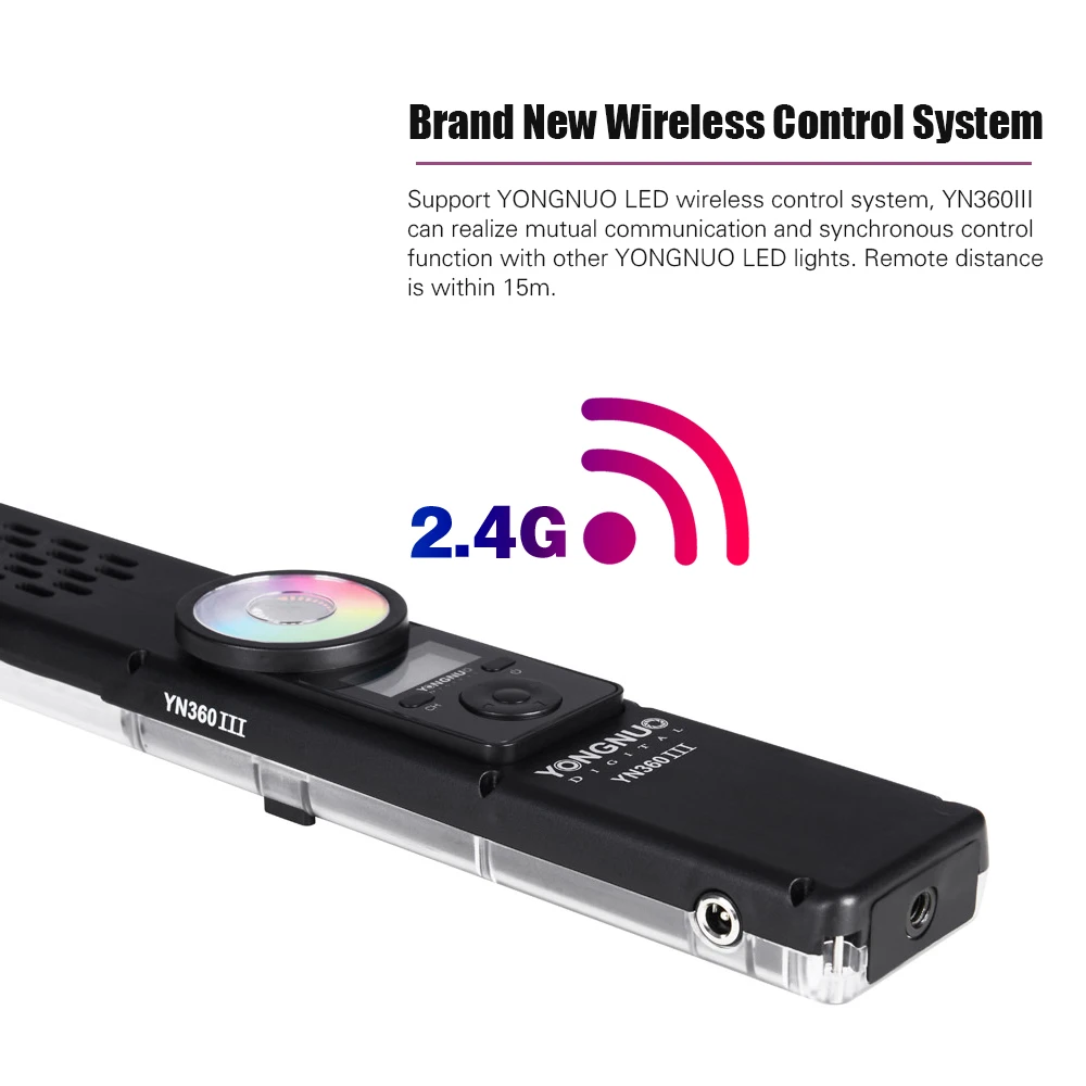 YONGNUO YN360III YN360 III 3200/5500K ручной светодиодный светильник для видео, заполняющий светильник, Сенсорная лампа, регулирующий режим 10, дополнительный светильник ing