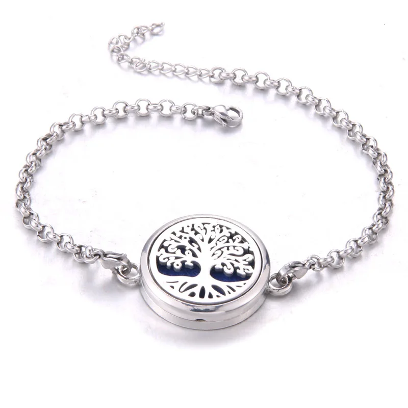 Высококачественный парфюм эфирное масло диффузор медальон браслет из нержавеющей стали браслет магнитный для женщин браслет для ароматерапии