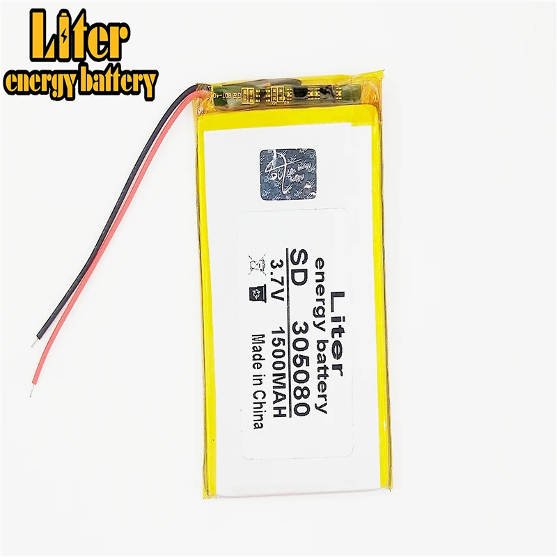 3 7 V полимерная литиевая батарея 285080 035080 305080 1500MAH MP5 GPS MP4 Цифровые продукты