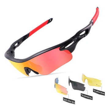 

Cycling Polarized Glasses Outdoor Sports UV400 Bicycle Goggles MTB Road Bike Sunglasses Windproof Bicycle Eyewear 3 Lenses