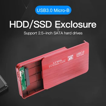 

Multifunctional 2.5 inch HDD SSD Enclosure SATA III to USB 3.0 Adapter Hard Drive Case for Computer Desktop PC Gamer