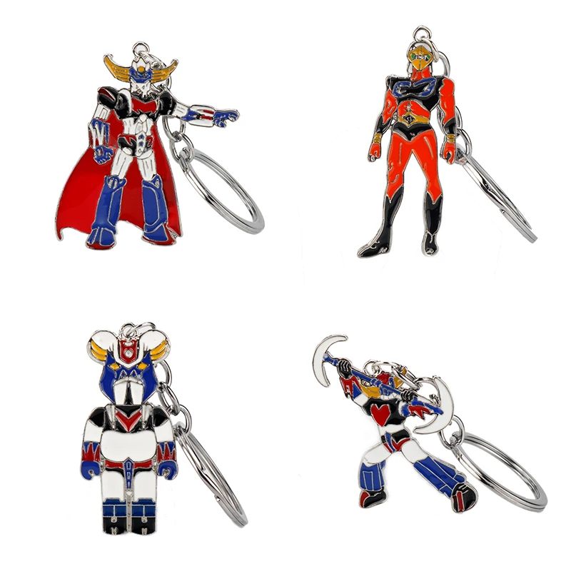 Новые японские аниме брелоки Mazinger Z металлические НЛО робот грендайзер подвески