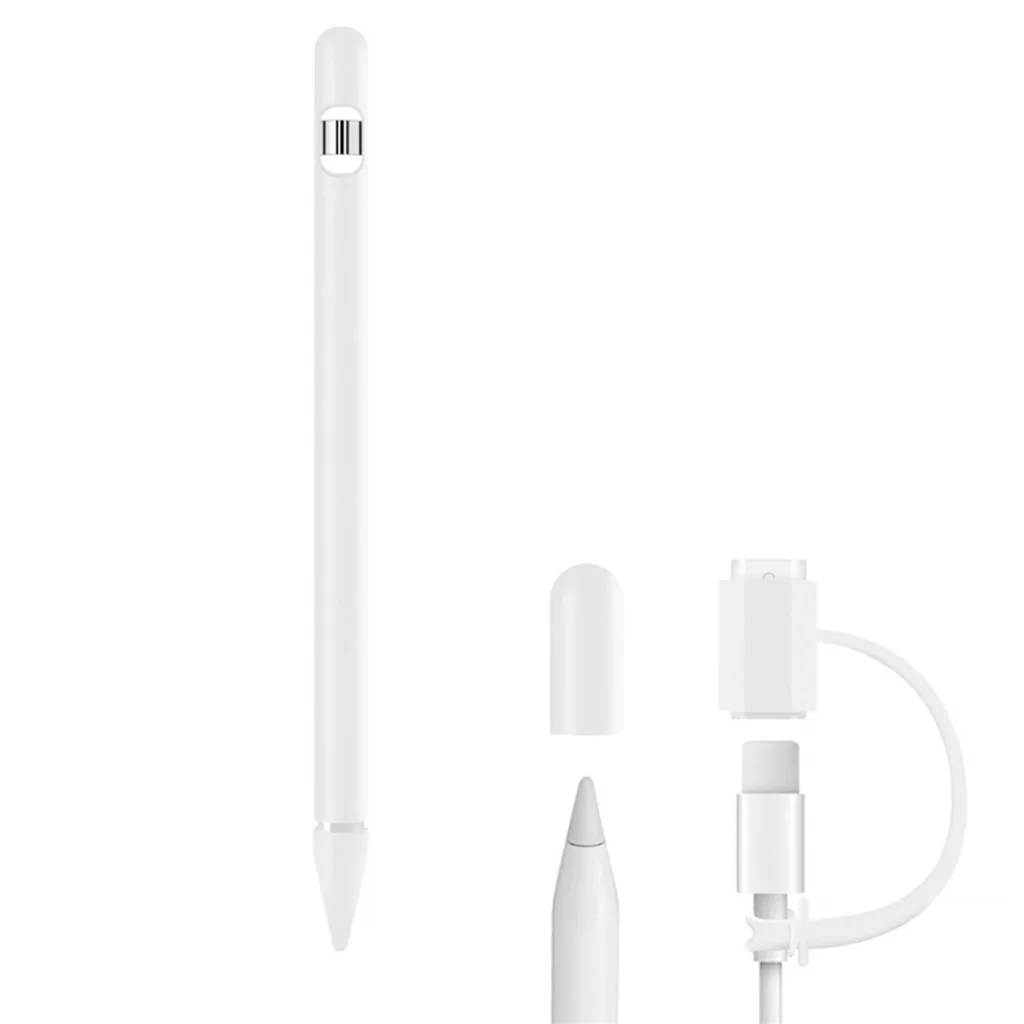Силикагель чехол Крышка держатель карандаш рукав для Apple Pencil 1th(Gen) нескользящий Силиконовый чехол-рукав защитный чехол