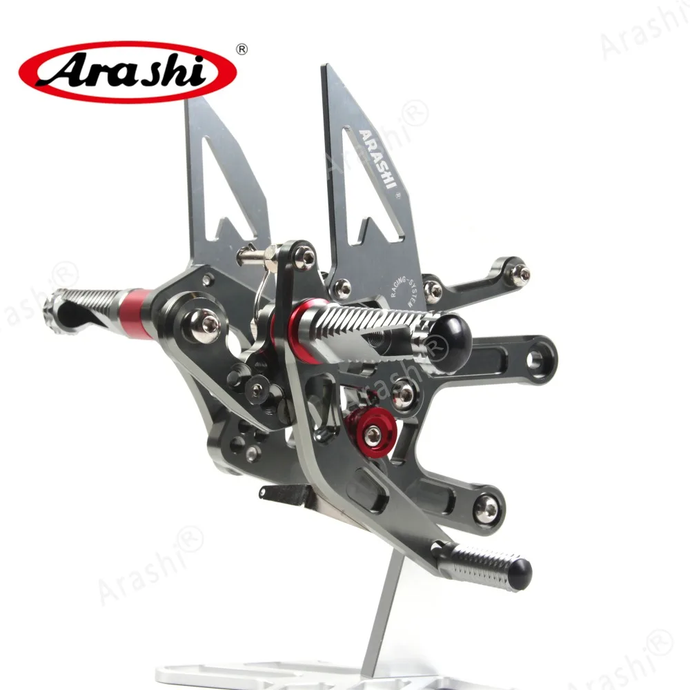 Arashi YZF R6 CNC регулируемая подножка для YAMAHA R6 17 18 Rider Rearset подножки аксессуары для мотоциклов