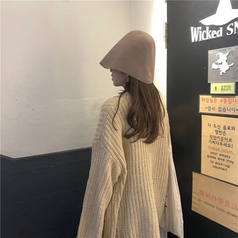 RUGOD корейский ins твердый женский свитер модный фонарь длинный стильный вязаный кардиган, свитера женский винтажный auturm пальто