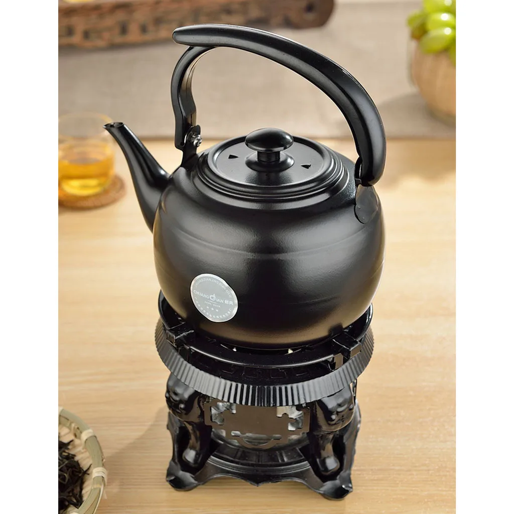 1 Liter Teapot Stainless Steel Coffee Tea Kettle Induction Stovetop Tea Pot Office Hot Water Fast Boiling Best Gift