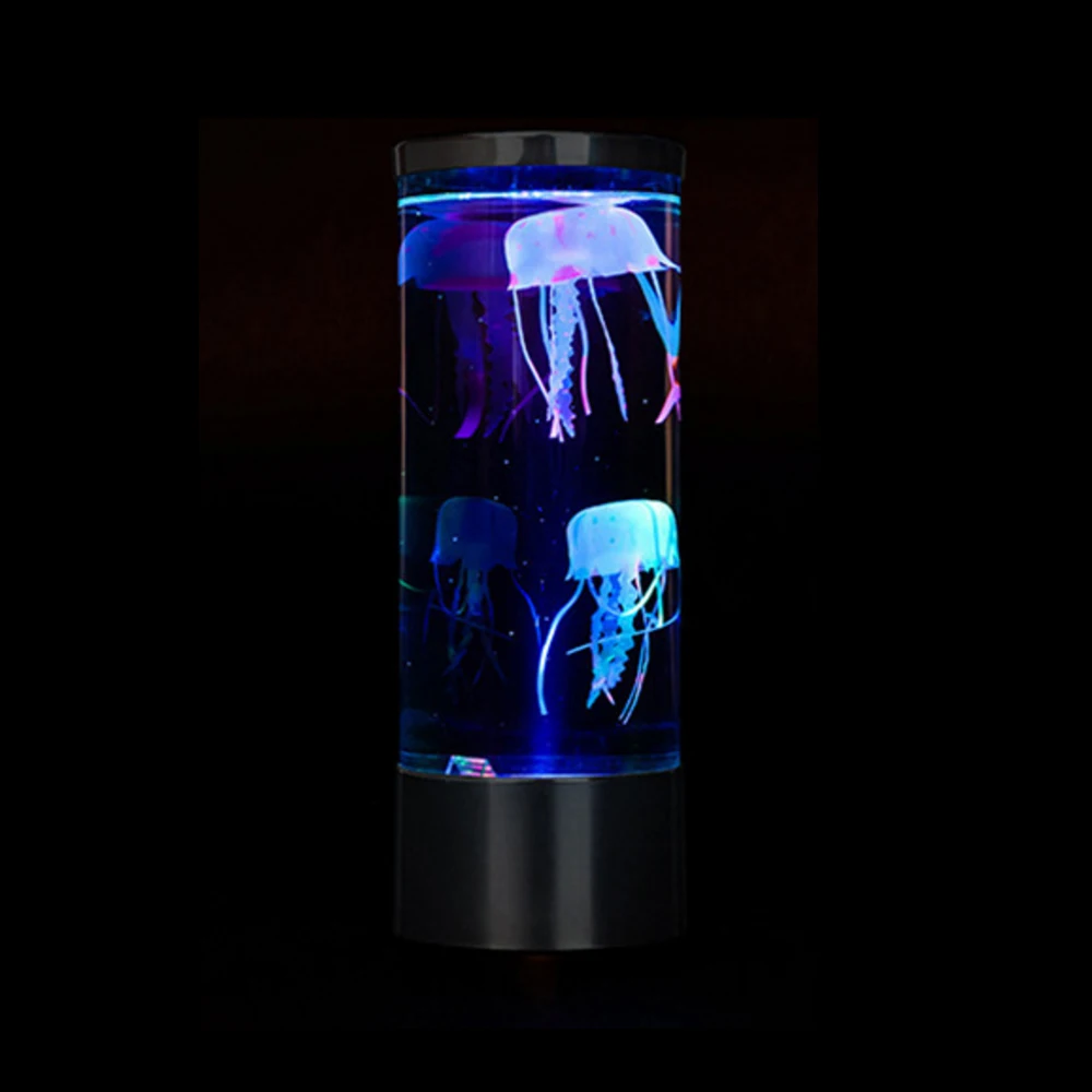 

LED Jellyfish Light Night Lamp DC5V USB Power Color Changing Jellyfish Aquarium Tank Nightlights Relax Bedside Lantern Decor