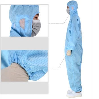 

High Quality Safety One Time Disposable Waterproof Protective Coverall Anti-splash Anti-UV Clothes Overall Suit